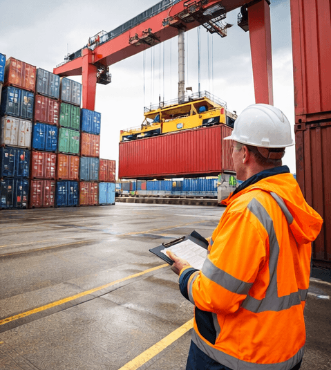 Conteneur maritime sur châssis – traction 20 à 40 pieds